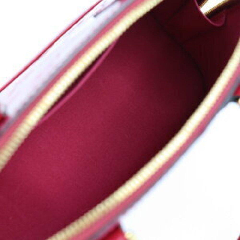 LOUIS VUITTON Alma Vernis handbag patent leather Pomme d Amour shoulder bag - Picture 9 of 9
